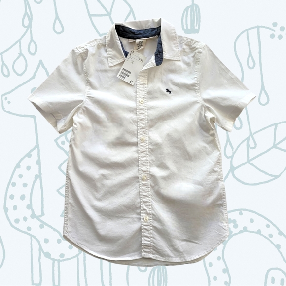 H&M Other - H&M boys white button up polo